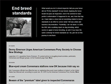 Tablet Screenshot of endbreedstandards.com